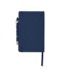 CORE365 Soft Cover Journal And Pen Set classic navy ModelBack