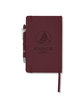 CORE365 Soft Cover Journal And Pen Set burgundy DecoBack