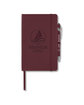CORE365 Soft Cover Journal And Pen Set burgundy DecoFront
