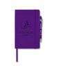 CORE365 Soft Cover Journal And Pen Set campus purple DecoFront