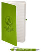 CORE365 Soft Cover Journal And Pen Set acid green DecoSide