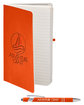 CORE365 Soft Cover Journal And Pen Set campus orange DecoSide