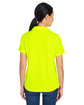 CORE365 Ladies' Market Snag Protect Mesh Polo safety yellow ModelBack