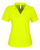 CORE365 Ladies' Market Snag Protect Mesh Polo safety yellow OFFront
