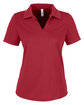 CORE365 Ladies' Market Snag Protect Mesh Polo classic red OFFront