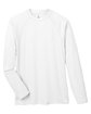 Core 365 Unisex Ultra UVP™ Long-Sleeve Raglan T-Shirt WHITE FlatFront