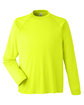 Core 365 Unisex Ultra UVP™ Long-Sleeve Raglan T-Shirt SAFETY YELLOW OFFront