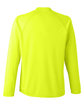 Core 365 Unisex Ultra UVP™ Long-Sleeve Raglan T-Shirt SAFETY YELLOW OFBack