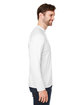 Core 365 Unisex Ultra UVP™ Long-Sleeve Raglan T-Shirt WHITE ModelSide