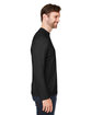 Core 365 Unisex Ultra UVP™ Long-Sleeve Raglan T-Shirt BLACK ModelSide