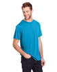 Core 365 Adult Fusion ChromaSoft Performance T-Shirt ELECTRIC BLUE ModelQrt