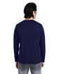 CORE365 Adult Fusion ChromaSoft™ Performance Long-Sleeve T-Shirt CLASSIC NAVY ModelBack
