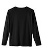CORE365 Adult Fusion ChromaSoft™ Performance Long-Sleeve T-Shirt BLACK FlatBack