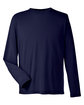 CORE365 Adult Fusion ChromaSoft™ Performance Long-Sleeve T-Shirt classic navy OFFront