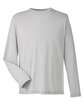 CORE365 Adult Fusion ChromaSoft™ Performance Long-Sleeve T-Shirt PLATINUM OFFront