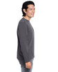 CORE365 Adult Fusion ChromaSoft™ Performance Long-Sleeve T-Shirt CARBON ModelSide