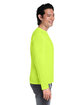 CORE365 Adult Fusion ChromaSoft™ Performance Long-Sleeve T-Shirt safety yellow ModelSide