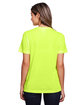 CORE365 Ladies' Fusion ChromaSoft Performance T-Shirt safety yellow ModelBack