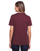 CORE365 Ladies' Fusion ChromaSoft Performance T-Shirt burgundy ModelBack