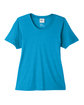 CORE365 Ladies' Fusion ChromaSoft Performance T-Shirt electric blue FlatFront