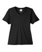 CORE365 Ladies' Fusion ChromaSoft Performance T-Shirt black FlatFront
