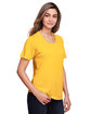 CORE365 Ladies' Fusion ChromaSoft Performance T-Shirt campus gold ModelQrt