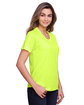 CORE365 Ladies' Fusion ChromaSoft Performance T-Shirt safety yellow ModelQrt