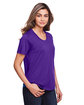 CORE365 Ladies' Fusion ChromaSoft Performance T-Shirt campus purple ModelQrt
