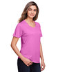 CORE365 Ladies' Fusion ChromaSoft Performance T-Shirt charity pink ModelQrt