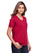 CORE365 Ladies' Fusion ChromaSoft Performance T-Shirt classic red ModelQrt