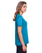 CORE365 Ladies' Fusion ChromaSoft Performance T-Shirt electric blue ModelSide