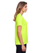 CORE365 Ladies' Fusion ChromaSoft Performance T-Shirt safety yellow ModelSide