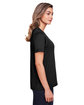 CORE365 Ladies' Fusion ChromaSoft Performance T-Shirt black ModelSide