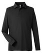 CORE365 Men's Fusion ChromaSoft™ Long-Sleeve Pique Polo BLACK OFFront