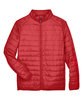 Core 365 Men's Prevail Packable Puffer Jacket CLASSIC RED FlatFront