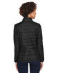 Core 365 Ladies' Prevail Packable Puffer Jacket BLACK ModelBack