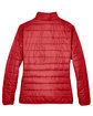 Core 365 Ladies' Prevail Packable Puffer Jacket CLASSIC RED FlatBack