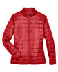Core 365 Ladies' Prevail Packable Puffer Jacket CLASSIC RED FlatFront
