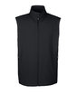 CORE365 Men's Cruise Two-Layer Fleece Bonded Soft Shell Vest black OFFront
