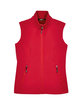 CORE365 Ladies' Cruise Two-Layer Fleece Bonded Soft Shell Vest classic red FlatFront