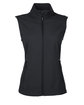 CORE365 Ladies' Cruise Two-Layer Fleece Bonded Soft Shell Vest  OFFront