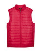 Core 365 Men's Prevail Packable Puffer Vest CLASSIC RED FlatFront