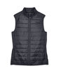 CORE365 Ladies' Prevail Packable Puffer Vest carbon FlatFront