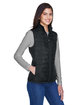 CORE365 Ladies' Prevail Packable Puffer Vest black ModelQrt