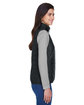 CORE365 Ladies' Prevail Packable Puffer Vest black ModelSide
