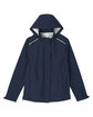 CORE365 Ladies' Packable Rain Jacket classic navy FlatFront