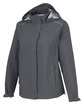 CORE365 Ladies' Packable Rain Jacket carbon OFQrt