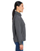CORE365 Ladies' Packable Rain Jacket carbon ModelSide