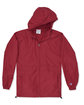 Champion Adult Full-Zip Anorak Jacket scarlet FlatFront