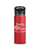 Columbia 18oz Double-Wall Vacuum Bottle With Sip-Thru Top bright poppy DecoFront